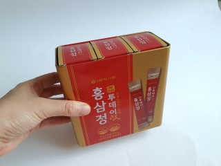 서울약사신협_투데이홍삼정_틴케이스_10g x 30포 — 5점을 준 리뷰어가 2020년 7월 올린 사용 사진