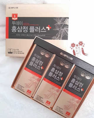 서울약사신협_투데이홍삼정플러스스틱_10g x 30포 — 5점을 준 리뷰어가 2020년 12월 올린 사용 사진