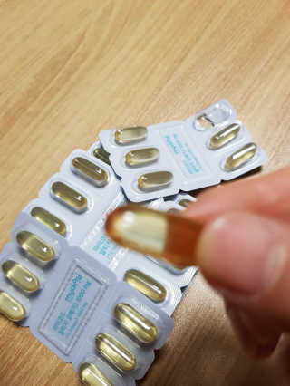 JW중외제약 마이코드 알티지 오메가3 1000 mg — 5점을 준 리뷰어가 2020년 8월 올린 사용 사진