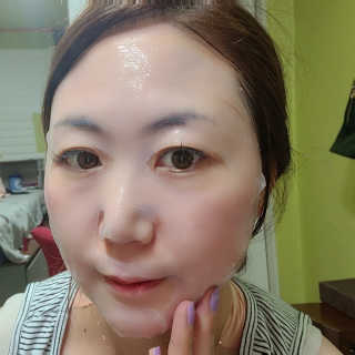 이너풀 하이 모이스처라이징 바이오셀룰로오스 마스크 — 5점을 준 리뷰어가 2020년 7월 올린 사용 사진