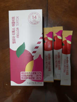 멜로아티톡스 애플비트, 진저라임 상큼하게 가벼워질 땐 멜로아티톡스 애플비트 진저라임 — 5점을 준 리뷰어가 2020년 5월 올린 사용 사진