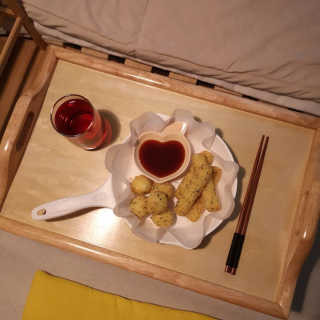 가치식탁 리얼치즈스틱, 리얼크림치즈볼 — 5점을 준 리뷰어가 2020년 11월 올린 사용 사진
