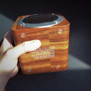SEVIZ MINI10W 레트로 블루투스 스피커 — 4점을 준 리뷰어가 2020년 9월 올린 사용 사진