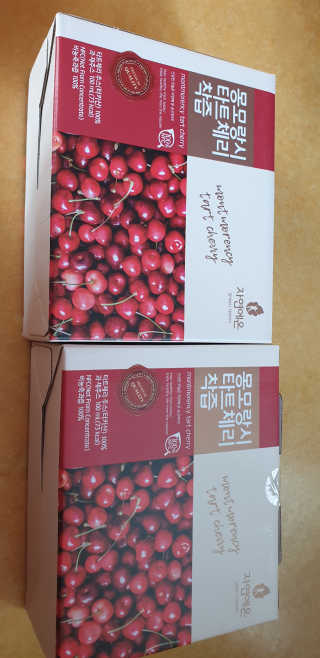 자연에온 몽모랑시 타트체리 착즙 100mL 10개입 2BOX — 5점을 준 리뷰어가 2020년 10월 올린 사용 사진