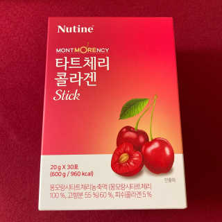 뉴틴 타트체리 콜라겐 스틱 20g X 30포 — 4.5점을 준 리뷰어가 2020년 8월 올린 사용 사진