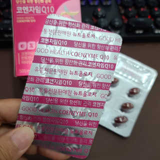 건강한약속 바른 바른 코엔자임Q10 — 5점을 준 리뷰어가 2020년 5월 올린 사용 사진