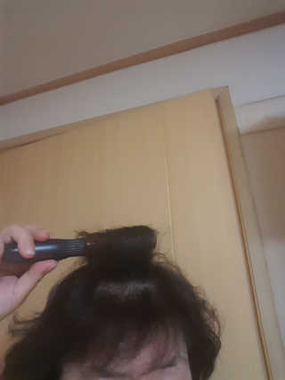 아이캔디 레인보우 뿌리볼륨 핫컬링 브러쉬 — 5점을 준 리뷰어가 2020년 10월 올린 사용 사진