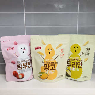 BASSAK 바삭 프리즈 크리스피 3종 — 5점을 준 리뷰어가 2020년 11월 올린 사용 사진