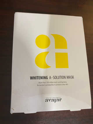 Avajar A-Solution 마스크 — 4점을 준 리뷰어가 2020년 10월 올린 사용 사진
