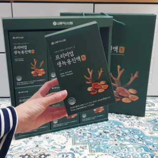 서울약사신협 약사신협_생녹용 진액_70ml x 30포 — 4점을 준 리뷰어가 2020년 10월 올린 사용 사진