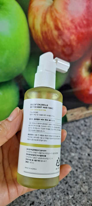 달리프 클로렐라 베러 루트 헤어토닉 100ml — 5점을 준 리뷰어가 2020년 11월 올린 사용 사진