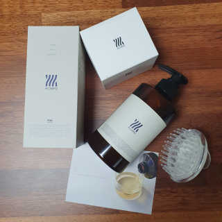 에이처드 유산균 탈모 샴푸 500ml — 3점을 준 리뷰어가 2020년 9월 올린 사용 사진