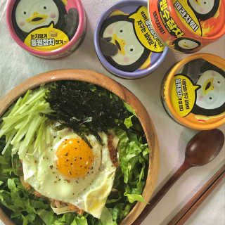 동원참치 펭수참치 — 5점을 준 리뷰어가 2020년 6월 올린 사용 사진