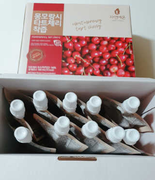 자연에온 몽모랑시 타트체리 착즙 100mL 10개입 2BOX — 5점을 준 리뷰어가 2020년 10월 올린 사용 사진