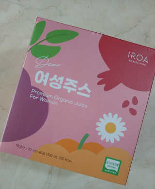 이로아 디어 여성주스_10포 — 5점을 준 리뷰어가 2020년 11월 올린 사용 사진