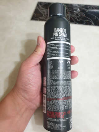 다슈코리아 다슈 포 맨 프리미엄 밤부 핀 스프레이 300ml — 4점을 준 리뷰어가 2020년 10월 올린 사용 사진