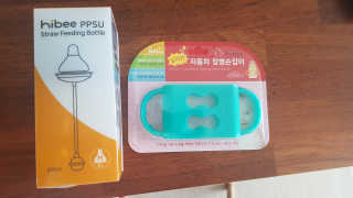 하이비코리아 앉아서나서서먹는젖병 하이비 PPSU 빨대젖병 — 4점을 준 리뷰어가 2020년 6월 올린 사용 사진
