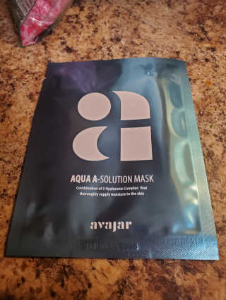 Avajar A-Solution 마스크 — 5점을 준 리뷰어가 2020년 12월 올린 사용 사진