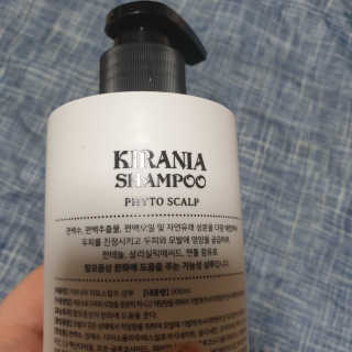 키라니아 피토스칼프 탈모완화 기능성샴푸 500ml — 5점을 준 리뷰어가 2020년 12월 올린 사용 사진
