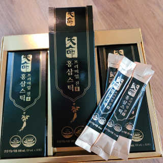 헬스업_천명진프리미엄홍삼스틱_10ml x 30포 — 5점을 준 리뷰어가 2020년 9월 올린 사용 사진