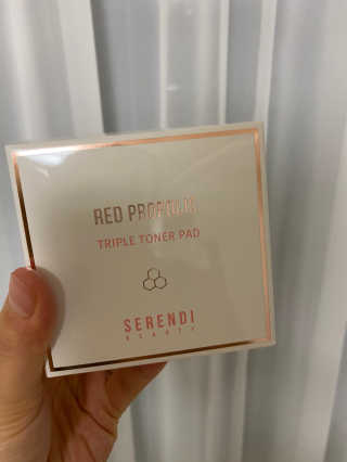 세렌디뷰티 레드 프로폴리스 트리플 토너패드 — 5점을 준 리뷰어가 2020년 7월 올린 사용 사진