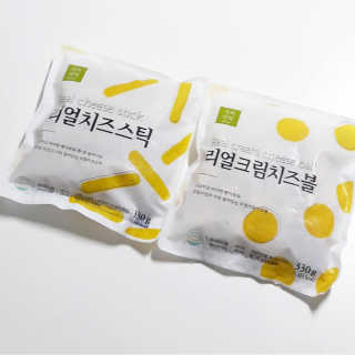 가치식탁 리얼치즈스틱, 리얼크림치즈볼 — 4점을 준 리뷰어가 2020년 4월 올린 사용 사진