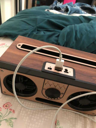 SEVIZ RETRO20W 레트로 블루투스 스피커 — 4.5점을 준 리뷰어가 2020년 7월 올린 사용 사진