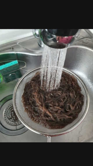 [해주냉면] 신천맛집 매운 비빔냉면 2인분 + 무절임 — 4점을 준 리뷰어가 2020년 5월 올린 사용 사진
