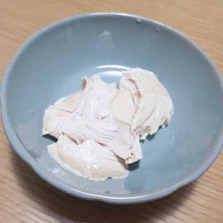 바로 먹는 아침 실온보관 닭가슴살 6종 — 3점을 준 리뷰어가 2020년 9월 올린 사용 사진