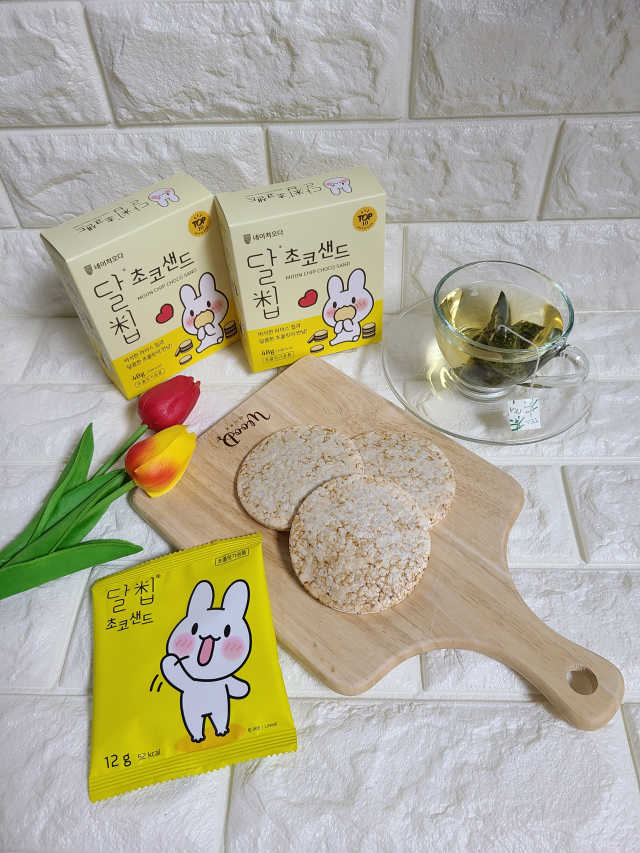 달칩 초코샌드 리뷰 사진