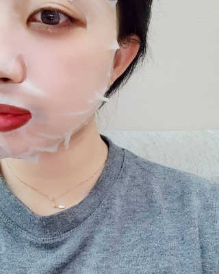 닥터랑 마이크로바이옴 스킨 밸런스 마스크 — 5점을 준 리뷰어가 2020년 10월 올린 사용 사진