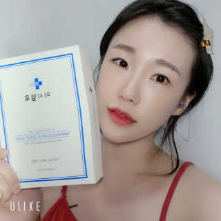 닥터마시멜로 닥터마스멜로 마블러스 아쿠아 클리닉 마스크 — 5점을 준 리뷰어가 2020년 10월 올린 사용 사진