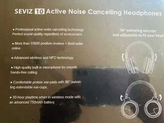 SEVIZ Bluetooth Headphones 10 3color — 5점을 준 리뷰어가 2020년 8월 올린 사용 사진