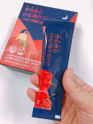 서울약사신협_쁘띠쁘띠타트체리콜라겐_20g x 14포 — 5점을 준 리뷰어가 2020년 12월 올린 사용 사진