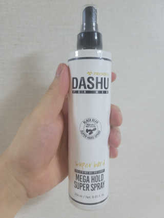 다슈코리아 다슈 포 맨 프리미엄 메가 홀드 슈퍼 스프레이 250ml — 4.5점을 준 리뷰어가 2020년 9월 올린 사용 사진