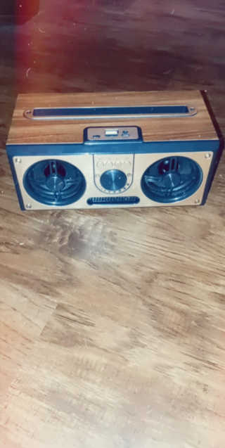 SEVIZ RETRO20W 레트로 블루투스 스피커 — 4점을 준 리뷰어가 2020년 7월 올린 사용 사진