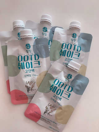 [꾸콤] 참참 OOTD쉐이크 고단백 일주일세트 50g x 5 — 4.5점을 준 리뷰어가 2020년 10월 올린 사용 사진