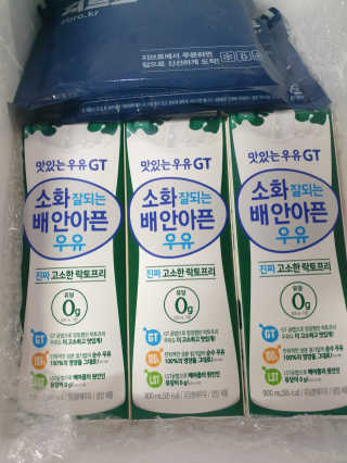 남양유업 맛있는우유GT 소화잘되는 배안아픈우유 3EA — 3점을 준 리뷰어가 2020년 10월 올린 사용 사진
