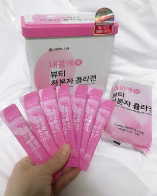 서울약사신협_내몸애뷰티저분자콜라겐_2.5g 50포 — 4.5점을 준 리뷰어가 2020년 4월 올린 사용 사진