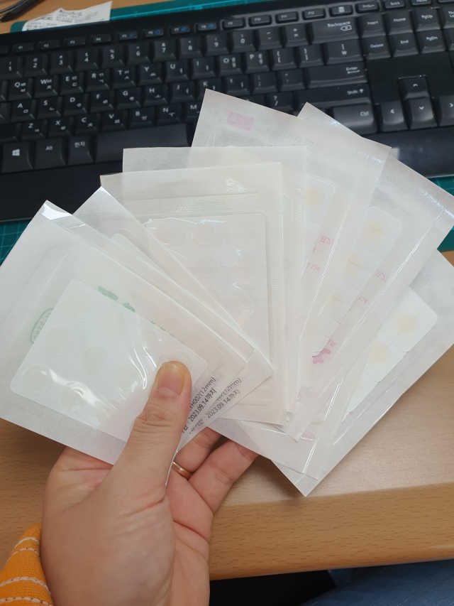 엘라밴드 하이드로 도트 스팟패치 12mm, 10mm, 티트리 리뷰 사진