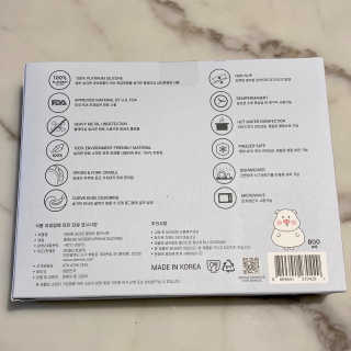 유비맘 캐릭터 실리콘 흡착 식판_색상 랜덤발송 — 5점을 준 리뷰어가 2020년 10월 올린 사용 사진