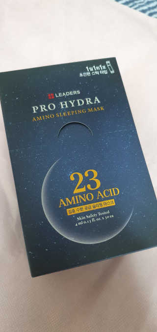 리더스코스메틱 리더스 프로 하이드라 아미노 슬리핑 마스크 — 5점을 준 리뷰어가 2020년 12월 올린 사용 사진