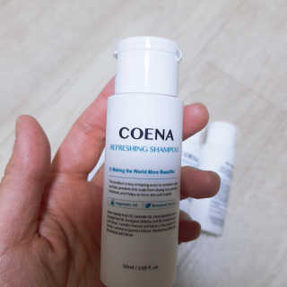 코에나샴푸 자연유래 식물성 코에나 샴푸 50ml — 4점을 준 리뷰어가 2020년 4월 올린 사용 사진