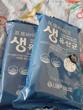 서울약사신협_프로바이오생유산균_2.5G x 100포 — 5점을 준 리뷰어가 2020년 9월 올린 사용 사진