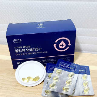이로아 rTG 오메가3 ++ — 5점을 준 리뷰어가 2020년 7월 올린 사용 사진