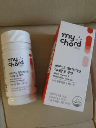 JW중외제약 마이코드 멀티비타민미네랄 포 우먼 — 5점을 준 리뷰어가 2020년 7월 올린 사용 사진