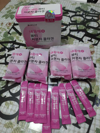 서울약사신협_내몸애뷰티저분자콜라겐_2.5g 50포 — 5점을 준 리뷰어가 2020년 5월 올린 사용 사진