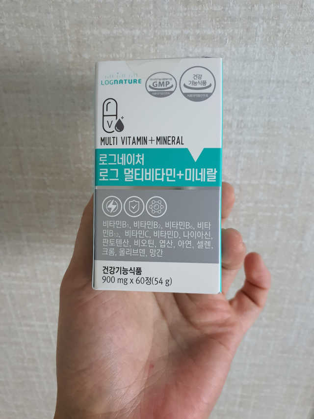 로그 멀티비타민+미네랄 리뷰 사진