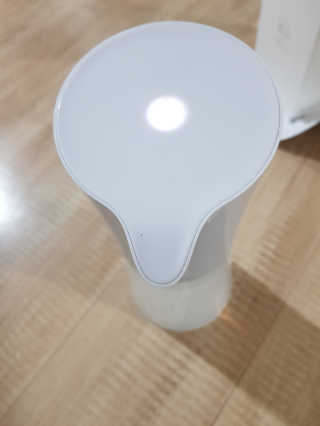 안도 굿티스 자동손소독기+리필액+극세사천 포함 — 5점을 준 리뷰어가 2020년 9월 올린 사용 사진