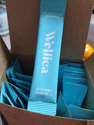 웰리카 저분자 피쉬 콜라겐 — 5점을 준 리뷰어가 2020년 12월 올린 사용 사진